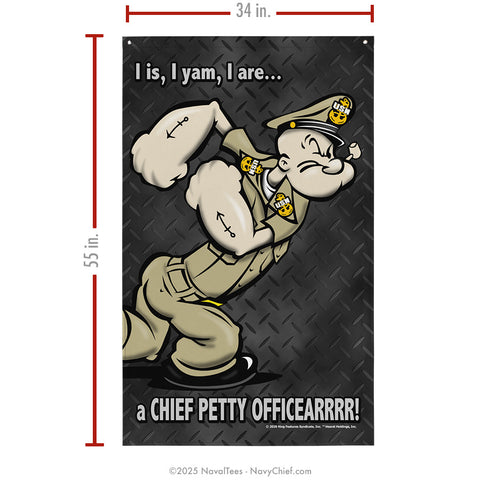 "Chief Popeye" Flag | 55" x 34"
