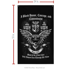 "Blood of the Chief" Flag | 55" x 34"