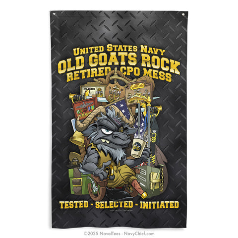 "Old Goats" Flag | 55" x 34"