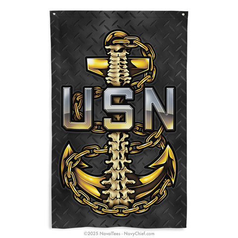 "Backbone Anchor" Flag | 55" x 34"