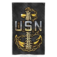"Backbone Anchor" Flag | 55" x 34"