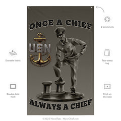 "Chief Statue" Flag | 55" x 34"