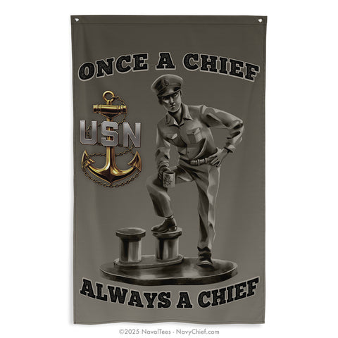 "Chief Statue" Flag | 55" x 34"