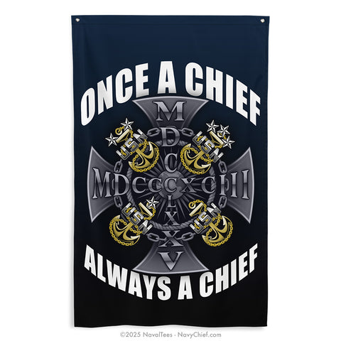"Once A Chief" Flag | 55" x 34"