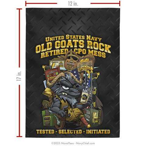 "Old Goats" Garden Flag | 12" x 17"
