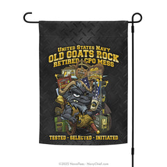 "Old Goats" Garden Flag | 12" x 17"