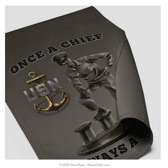 "Chief Statue" Garden Flag | 12" x 17"