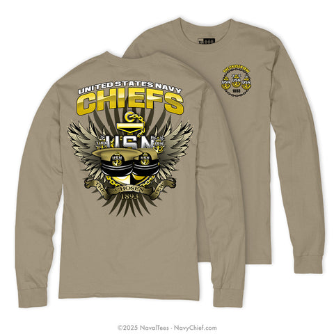 The Original "Chosen Few" Long Sleeve Tee | Khaki