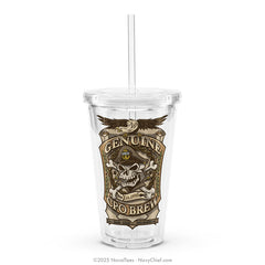 "CPO Brew" - 16oz Clear Plastic Tumbler