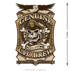 "CPO BREW" | 5 inch Vinyl Decal