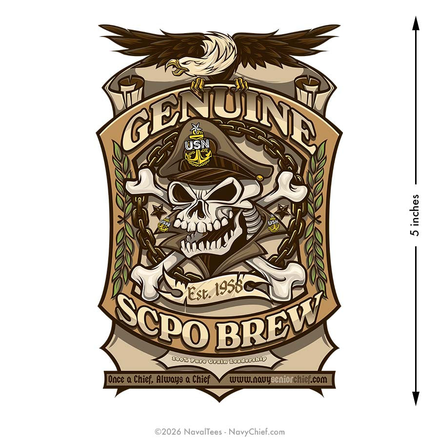 "SCPO Brew" | 5 inch Vinyl Decal