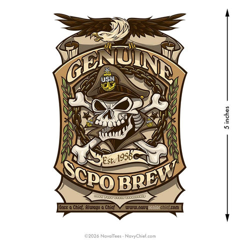 "SCPO Brew" | 5 inch Vinyl Decal