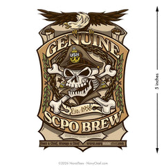 "SCPO Brew" | 5 inch Vinyl Decal