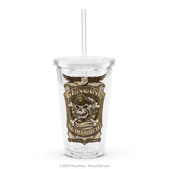 "CPO Brew" - 16oz Clear Plastic Tumbler