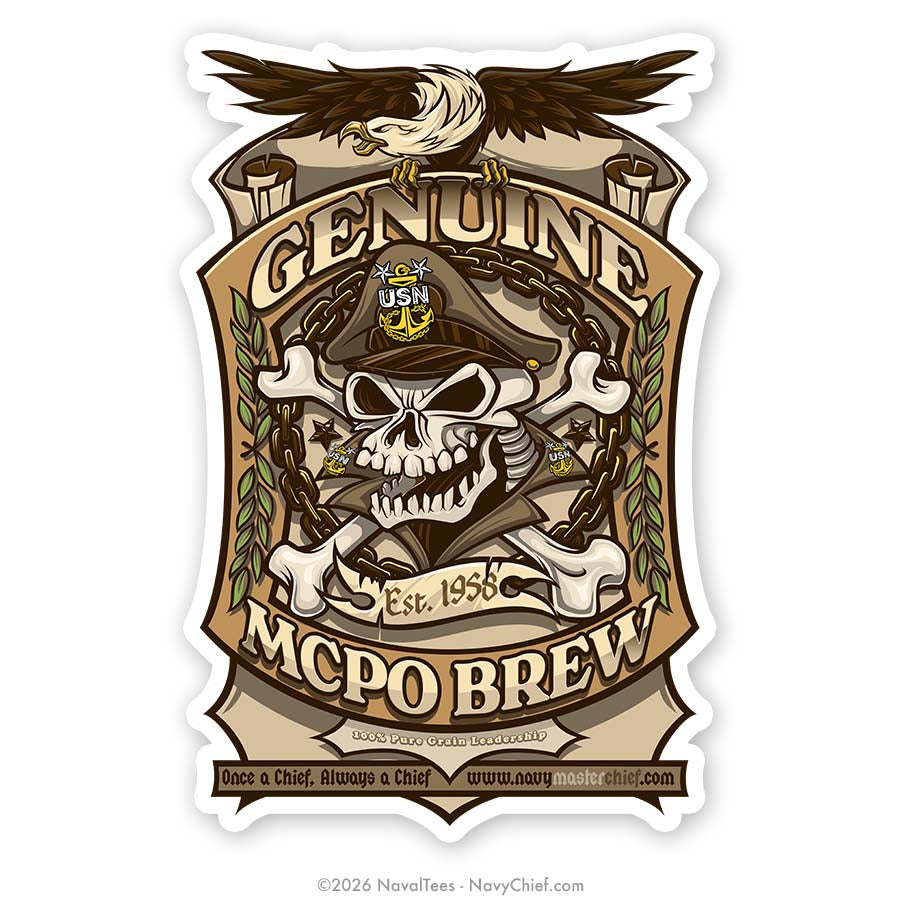 "MCPO Brew" | 5 inch Vinyl Decal