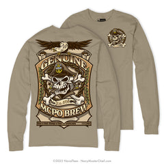 "MCPO Brew" Long Sleeve Tee | Khaki