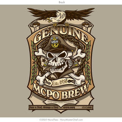 "MCPO Brew" Long Sleeve Tee | Khaki