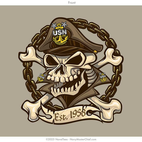 "MCPO Brew" Long Sleeve Tee | Khaki