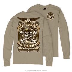 "CPO Brew" Long Sleeve Tee | Khaki