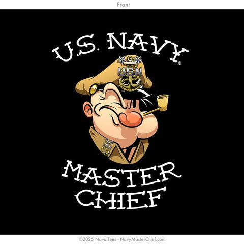 "MCPO Popeye Tattoos" Long Sleeve Tee | Black