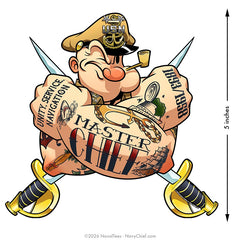 "MCPO Popeye Tattoos" | 5 inch Vinyl Decal