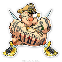 "MCPO Popeye Tattoos" | 5 inch Vinyl Decal
