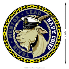 "TML Goat" | 6 inch Magnetic Decal