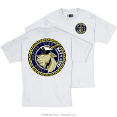 "Train Mentor Lead - Goat" Tee | White
