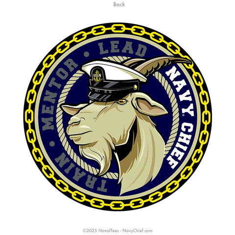 "Train Mentor Lead - Goat" Tee | White
