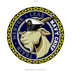 "Train Mentor Lead - Goat" Tee | White