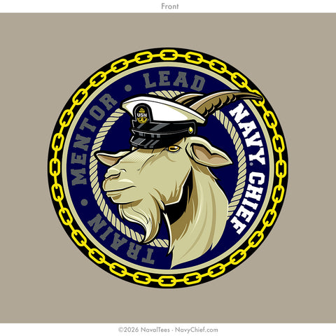 "TML Goat" Crewneck Sweatshirt | Khaki