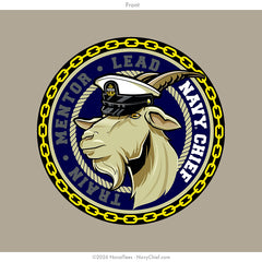 "TML Goat" Crewneck Sweatshirt | Khaki