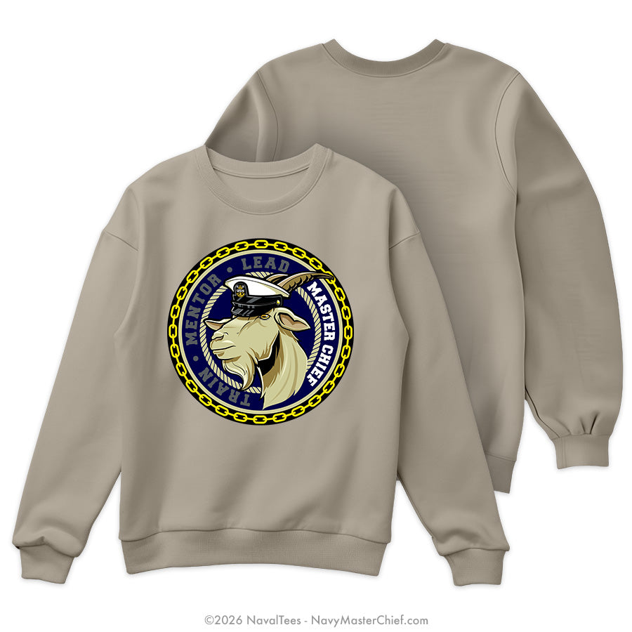"TML Goat" Crewneck Sweatshirt | Khaki