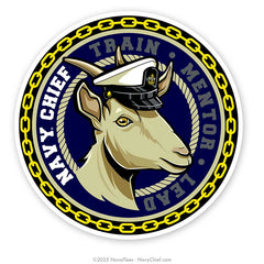 "Train Mentor Lead - Goat" | 4 inch Vinyl Decal