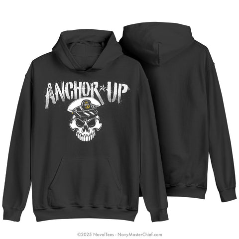 MCPO "Anchor Up" Hooded Sweatshirt | Black