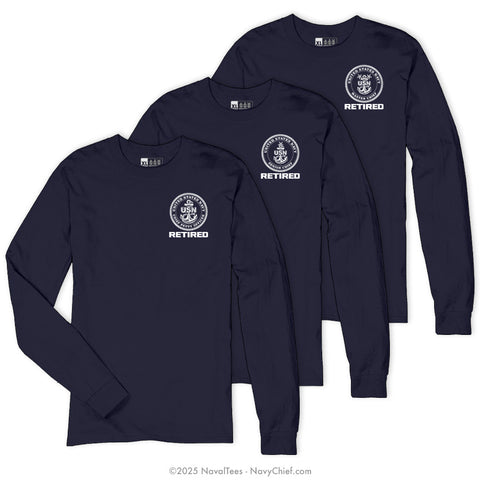 "Sea Duty" Long Sleeve Tee | Navy