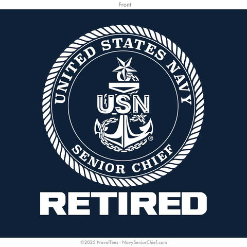 "Sea Duty SCPO" Long Sleeve Tee | Navy