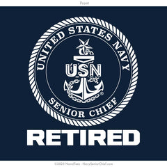 "Sea Duty SCPO" Long Sleeve Tee | Navy