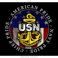 "Chief Flag" Long Sleeve Tee | Black