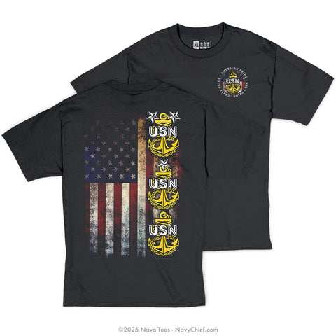 "Chief Flag" Tee | Black