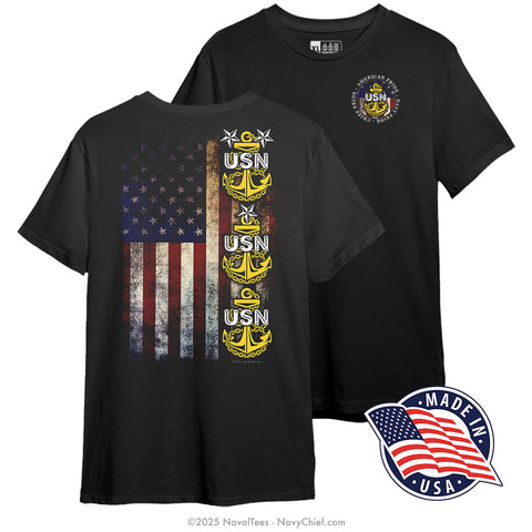 "Chief Flag" American Made Tee | Black