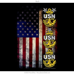 SCPO "Chief Flag" Long Sleeve Tee | Black