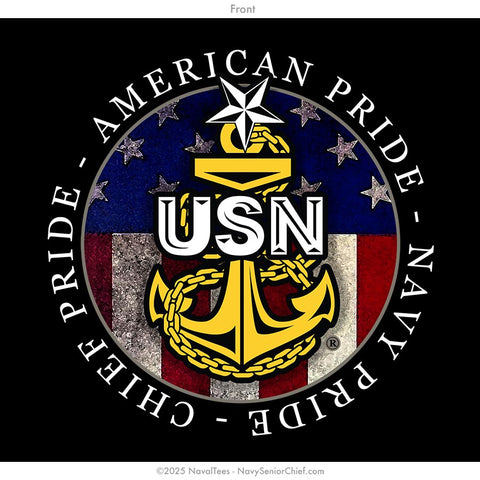 SCPO "Chief Flag" Long Sleeve Tee | Black