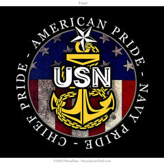 SCPO "Chief Flag" Long Sleeve Tee | Black