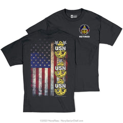 SCPO "Chief Flag" Tee | Black