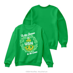 "Tis the Season" Ugly Christmas Sweatshirt | Green