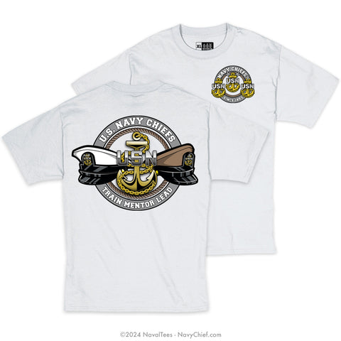 "Train Mentor Lead" Tee | White