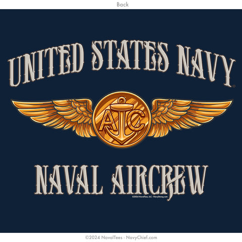 MCPO "Naval Aircrew" Long Sleeve Tee | Navy