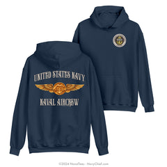 CPO "Naval Aircrew" Hooded Sweatshirt | Navy