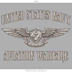 CPO "Enlisted Aviation Warfare" Zippered Hoodie | Heather Grey